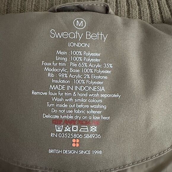 Sweaty Betty North Pole Primaloft Vest Size Medium - Picture 4 of 13